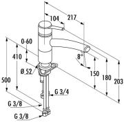 Kludi Trendo 3, chrom, Niederdruck, 5023158