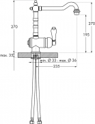 Linea Passato 2, chrom, Hochdruck, 5011235