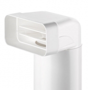 Naber COMPAIR MF-UR 125 Umlenkst�ck 90� mit Rundrohr, 500 mm, 4033008