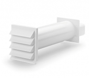 Naber COMPAIR K-Klima-R flow 125 Mauerkasten, wei�, 4033027