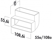 Naber COMPAIR N-RBV 100 Rohrbogen vertikal 90�, 4011012