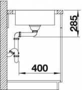 Blancolantos 45 S-IF Salto Edelstahl B�rstfinish Flachrand, 519707