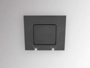 Silverline Porto PRW 900 S Kopffreihaube, 90 cm Schwarz-Schwarzglas. Mit 5 Jahren Garantie!