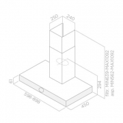 Elica Lol BL/A/60 Wandhaube schwarz, PRF0097782A. Mit 5 Jahren Garantie!