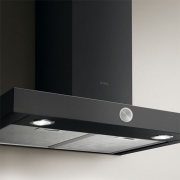 Elica Lol BL/A/90 Wandhaube schwarz, PRF0097906A. Mit 5 Jahren Garantie!