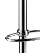 Naber Tablon Dizzy H, Hocker, Gestell chrom, Acryl transparent, 3031114