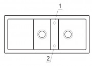 Villeroy & Boch Subway 80, Farbe KG Snow white, Premiumline