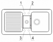 Villeroy & Boch Condor 60, Farbe S5 Ebony, Premiumline