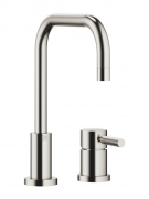 Dornbracht Meta.02 Einhebelmischer, Zweilochbatterie, Hochdruck, Platin geb�rstet, 32800625-06