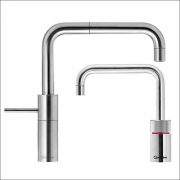 Quooker Nordic Square Twintaps, COMBI, verchromt glnzend, 22NSCHRTT
