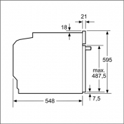 Neff BCR 5522 N / B55CR22N0, Einbaubackofen, CircoTherm, Slide&Hide, EEK: A+, mit 5 Jahren Garantie!
