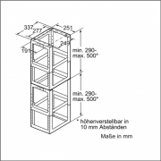 Neff Montageturmverl�ngerung 1000 mm  Z5923N0