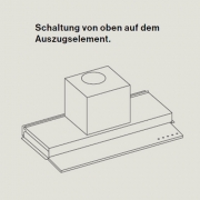 Falmec Move, Design, Edelstahl, Weisses Glas, 90 cm, Wandhaube, mit 5 Jahren Garantie