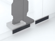 Naber Sockel-L�ftungsgitter 1, silber, 8033012