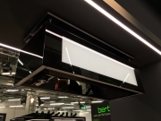 berbel Skyline Edge Light BIH 115 SKE-L Deckenlifthaube schwarz, LED- und Effektbeleuchtung, 1050142, mit 5 Jahren Garantie