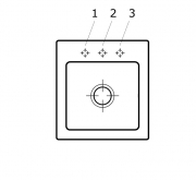 Villeroy & Boch Subway 45 XS flat, Farbe FU Ivory, Classicline