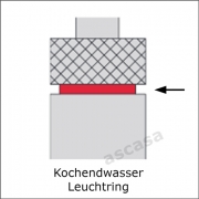 Quooker Nordic Square, COMBI+ Plus, Edelstahl massiv, 22+NSRVS