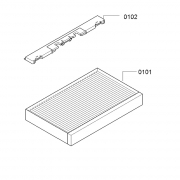 Neff Clean Air Standard Geruchsfilter fr Wandessen (Ersatzbedarf), Z53CBB2X4
