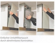 berbel Inselhaube Blockline BIH 120 BL-2, EC-Motor, Dekor weiss, mit 5 Jahren Garantie