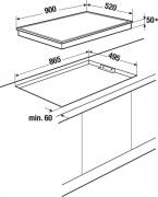 K�ppersbusch GKS 9851.0 Edelstahl-Rahmen Gas-Kochfeld, mit 5 Jahren Garantie