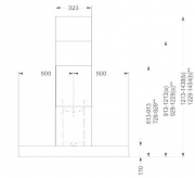 Novy Proline 7241 Inselhaube, Edelstahl, 100cm, mit 5 Jahren Garantie