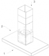 Novy Proline 7256 Inselhaube Extern, Edelstahl, 120cm, mit 5 Jahren Garantie