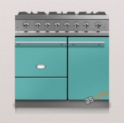 Lacanche Beaune Modern, Kochstation, 90 cm, Farbe Korallblau, mit 5 Jahren Garantie!