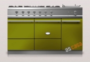Lacanche Cluny 1400 D Modern, Kochstation, 140,5 cm, Farbe Olivgr�n, mit 5 Jahren Garantie!