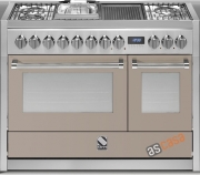 Steel Genesi 120, Rangecooker, 120 cm, Combisteam, Farbe Sabbia, G12SF-6TSA, mit 5 Jahren Garantie!