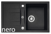 Naber Corto 780, Einbausp�le, granit nero, 1106041