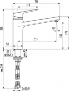 Ideal Standard CeraPlan 2, chrom, Niederdruck, 5024102