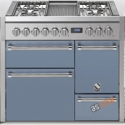 Steel Genesi 100, Rangecooker, 100 cm, Multifunktion, 3 �fen, Farbe Celeste, G10FFF-D-4MCE, mit 5 Jahren Garantie!