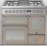 Steel Genesi 100, Rangecooker, 100 cm, Multifunktion, 3 �fen, Farbe Bordeauxrot, G10FFF-4TSA, mit 5 Jahren Garantie!