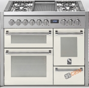 Steel Genesi 100, Rangecooker, 100 cm, Multifunktion, 3 �fen, Farbe Nuvola, G10FFF-6LNA, mit 5 Jahren Garantie!