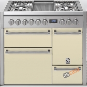 Steel Genesi 100, Rangecooker, 100 cm, Multifunktion, 3 �fen, Farbe Creme, G10FFF-D-4MCR, mit 5 Jahren Garantie!