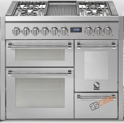 Steel Genesi 100, Rangecooker, 100 cm, Multifunktion, 3 �fen, Farbe Edelstahl, G10FFF-6LSS, mit 5 Jahren Garantie!