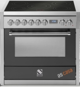 Steel Genesi 90, Rangecooker, 90 cm, Combisteam, Farbe Anthrazit, G9S-6WAN, mit 5 Jahren Garantie!