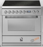 Steel Genesi 90, Rangecooker, 90 cm, Combisteam, Farbe Edelstahl, G9S-4TSS, mit 5 Jahren Garantie!