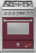Steel Genesi 70, Rangecooker, 70 cm, Combisteam, Farbe Bordeaux, G7S-4BR, mit 5 Jahren Garantie!
