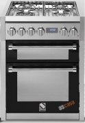 Steel Genesi 70, Rangecooker, 70 cm, Multifunktion, Farbe Schwarz, G7FF-4IBA, mit 5 Jahren Garantie!