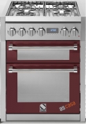 Steel Genesi 70, Rangecooker, 70 cm, Multifunktion, Farbe Bordeauxrot, G7FF-4IBR, mit 5 Jahren Garantie!