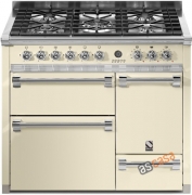 Steel Ascot 100, Rangecooker, 100 cm, Multifunktion, 3 fen, Farbe Creme, A10FFF-D-6WCR , mit 5 Jahren Garantie!