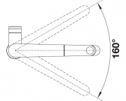 Blanco Panera-S Edelstahl geb�rstet, 521547