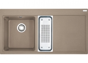 Franke Mythos MTG 651-100 Einbausp�le, Fragranit+, Farbe Cashmere, Druckknopfventil, 114.0476.988, 10865