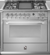 Steel Ascot 90, Rangecooker, 90 cm, Combisteam, Farbe Edelstahl, A9S-4MSS, mit 5 Jahren Garantie!
