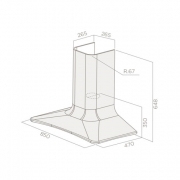 Elica Sweet PELTROX/F/85 Wandhaube anthrazit, PRF0120689A. Mit 5 Jahren Garantie!