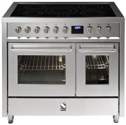 Steel Enfasi 100, Rangecooker, 100 cm, Multifunktionsbackofen, Farbe Edelstahl, E10FF-6SS, mit 5 Jahren Garantie!