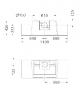 Novy Vision Wandhaube 7849,  Glas wei� Wandhaube, Umluftversion, mit 5 Jahren Garantie