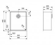 Reginox New York 34x40, Edelstahlsp�le, R27820