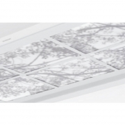 Silverline AGP-OWO 120, Acrylglasplatte, Optik Wood